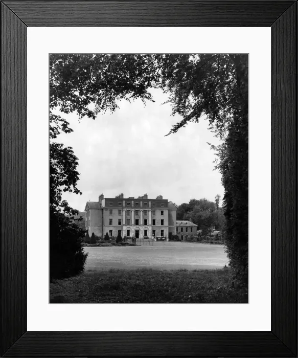 Framed Print : A General view of Chevening House, Sevenoaks, Kent, which Lord Stanhope has presented to Framed Print : A General view of Chevening House, Sevenoaks, Kent, which Lord Stanhope has presented to