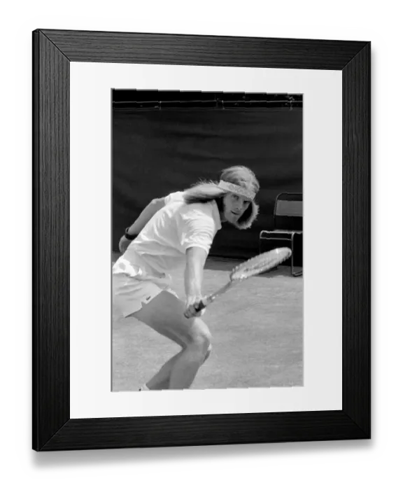 Framed Print : Wimbledon Tennis Championships 1970 1st Day. R. J. Moore (South Africa Framed Print : Wimbledon Tennis Championships 1970 1st Day. R. J. Moore (South Africa