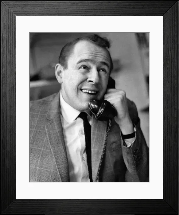 Framed Print : Ned Sherrin producer of the controversial B. B. C. television show