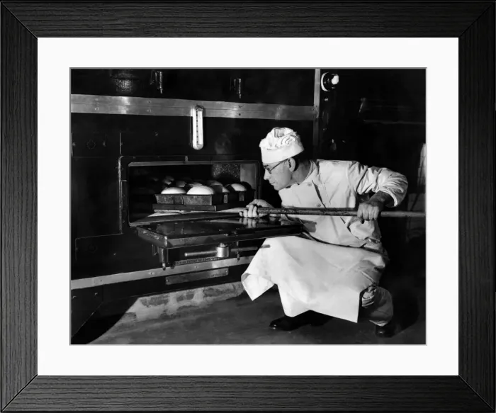 Framed Print : The Bakery School at Ashton. January 1950 P008047 Framed Print : The Bakery School at Ashton. January 1950 P008047