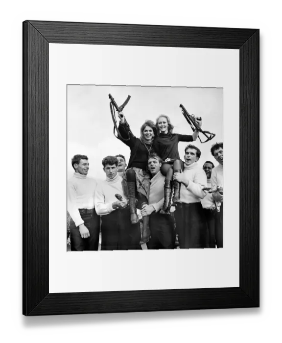 Framed Print : Film stars at Royal Navy Gunnery School. Welcome visitors at the Royal Navy Gunnery Framed Print : Film stars at Royal Navy Gunnery School. Welcome visitors at the Royal Navy Gunnery