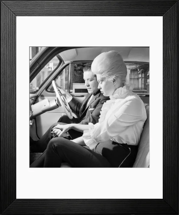 Framed Print : Tina Butler, woman driving instructor seen here giving a driving lesson Framed Print : Tina Butler, woman driving instructor seen here giving a driving lesson