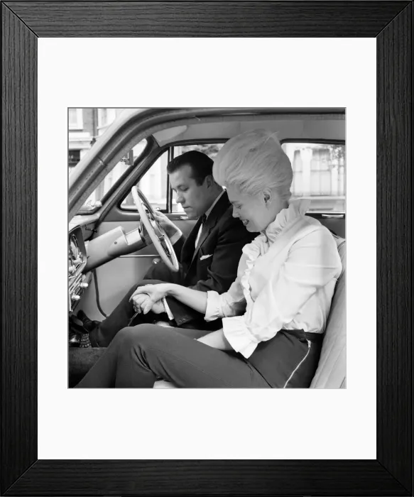 Framed Print : Tina Butler, woman driving instructor seen here giving a driving lesson Framed Print : Tina Butler, woman driving instructor seen here giving a driving lesson