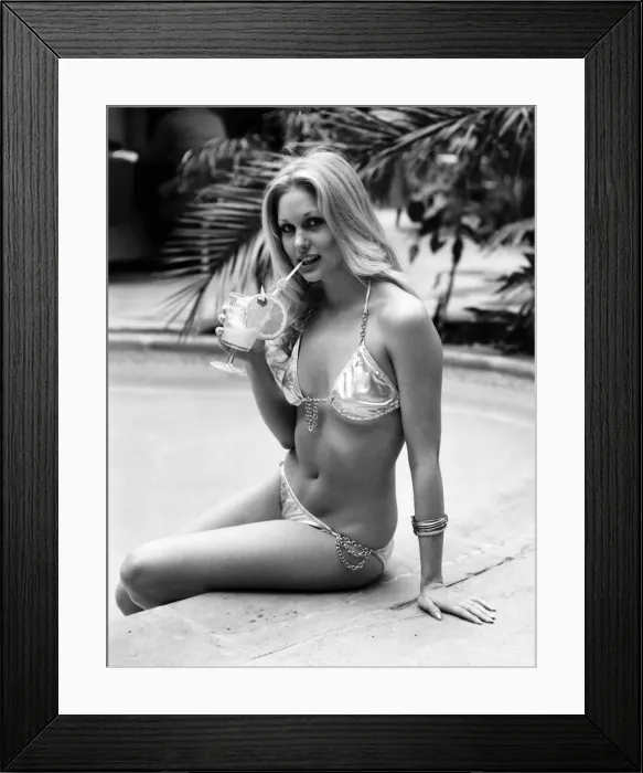Framed Print : Fashion: Miss South Africa (Miss World). Annaline Kriel. March 1975 75-01350-001 Framed Print : Fashion: Miss South Africa (Miss World). Annaline Kriel. March 1975 75-01350-001