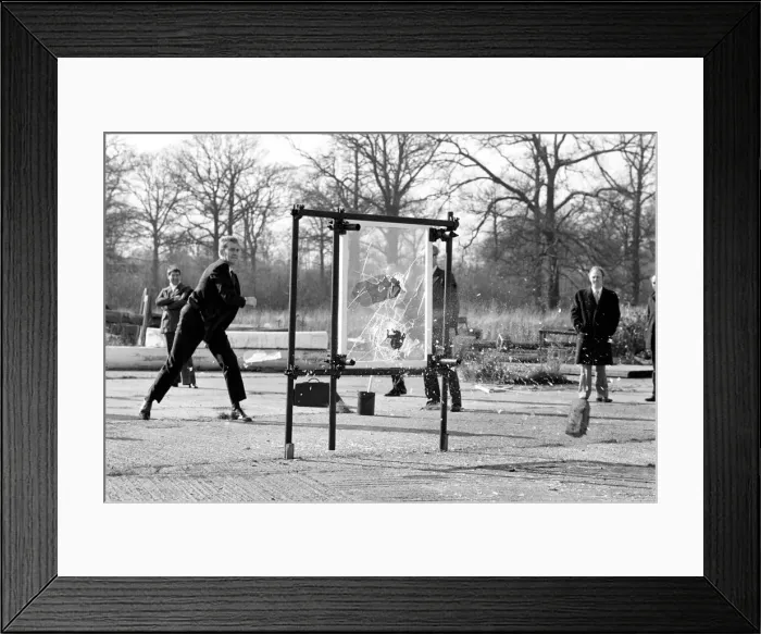 Framed Print : Safetykling - A Protective glass backing film from Ozalid Framed Print : Safetykling - A Protective glass backing film from Ozalid