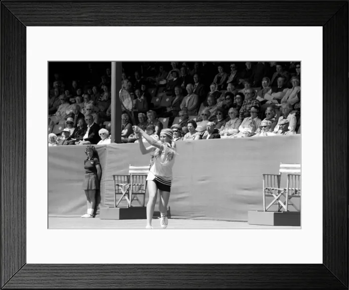 Framed Print : BMW Championships, Eastbourne. Betty Stove seen here in action against Martina