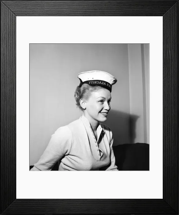 Framed Print : Clothing: Fashion: Hats. 1953 B130-005