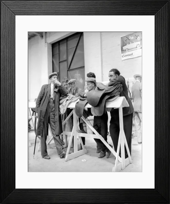 Framed Print : General scene at the Brixton horse auctions. 1961 C48 Framed Print : General scene at the Brixton horse auctions. 1961 C48