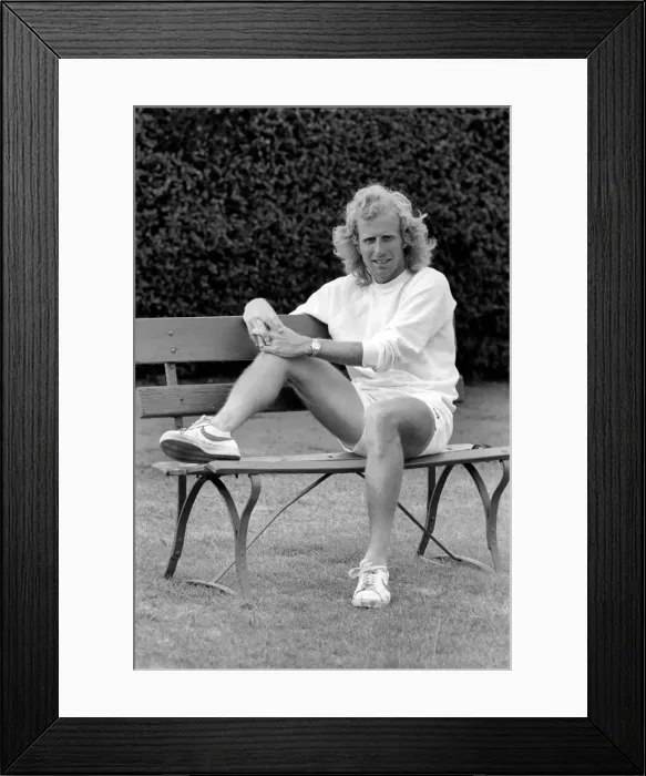 Framed Print : American tennis star Vitas Gerulaitis. June 1980 80-03078-004 Framed Print : American tennis star Vitas Gerulaitis. June 1980 80-03078-004
