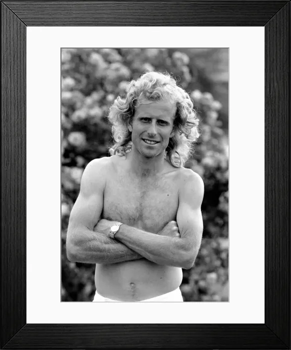 Framed Print : American tennis star Vitas Gerulaitis. June 1980 80-03078-004 Framed Print : American tennis star Vitas Gerulaitis. June 1980 80-03078-004