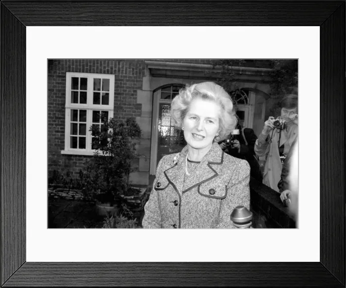 Framed Print : Mrs. Margaret Thatcher. February 1975 75-00826-001