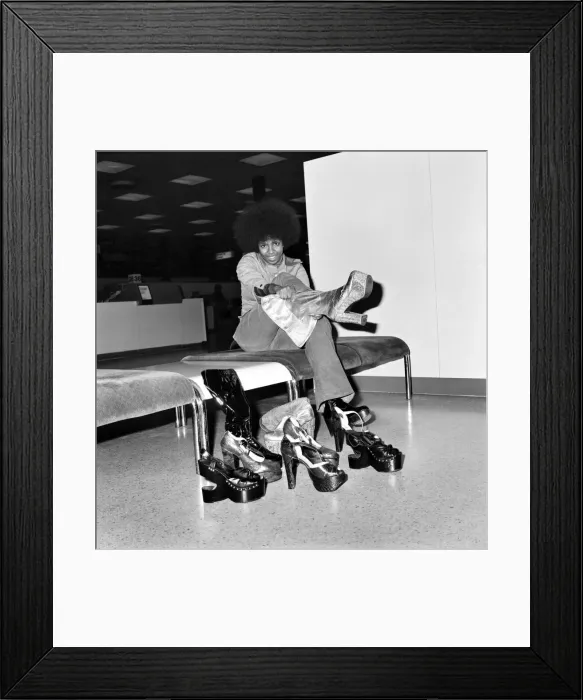 Framed Print : Singer Betty Wright. February 1975 75-00885-002 Framed Print : Singer Betty Wright. February 1975 75-00885-002