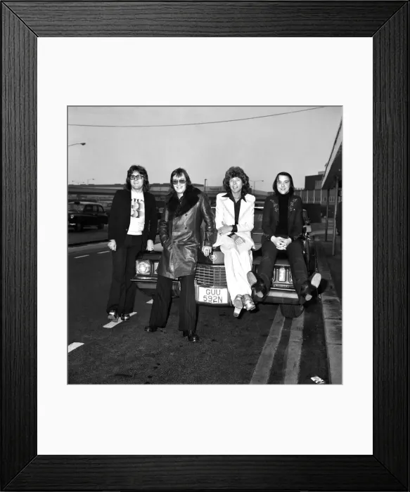 Framed Print : Pop Group Mud. February 1975 75-00808 Framed Print : Pop Group Mud. February 1975 75-00808