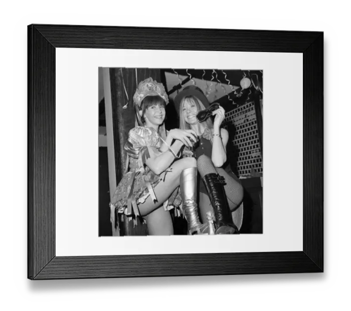 Framed Print : Bournemouth fashion mask ball. February 1975 75-00813
