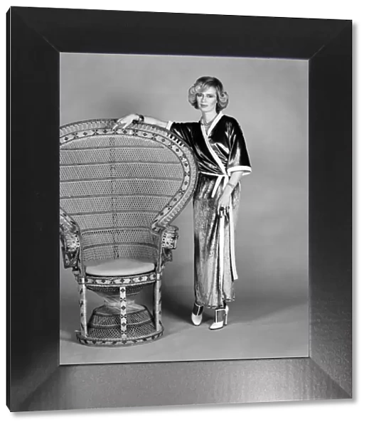 Fashions. Kimonos. Mrs. Linda Bruce Lee. February 1975 75-00710-007