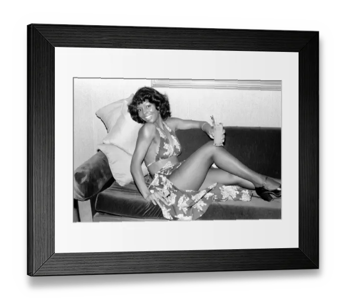 Framed Print : Bunny girl. Angie Chester (22). January 1975 75-00472-004