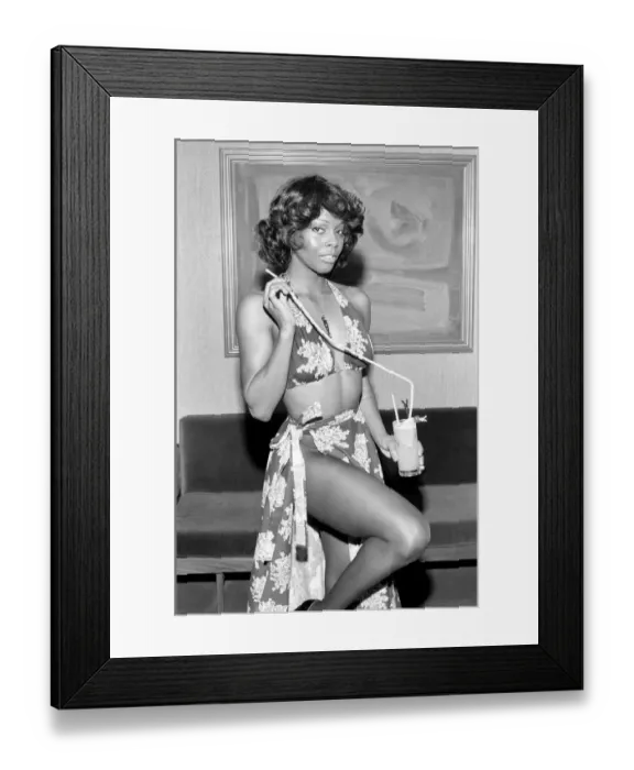 Framed Print : Bunny girl. Angie Chester (22). January 1975 75-00472-005