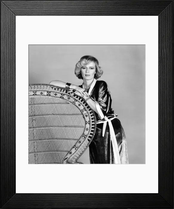 Framed Print : Fashions. Kimonos. Mrs. Linda Bruce Lee. February 1975 75-00710-005 Framed Print : Fashions. Kimonos. Mrs. Linda Bruce Lee. February 1975 75-00710-005