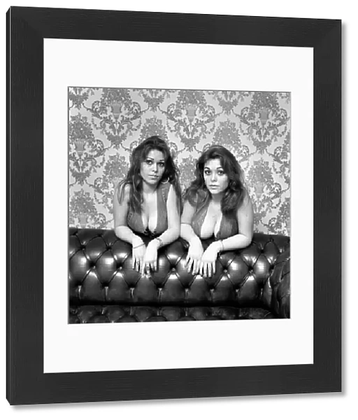 Identical Twins: Jackie and Lorraine Docker. January 1975 75-00595-004