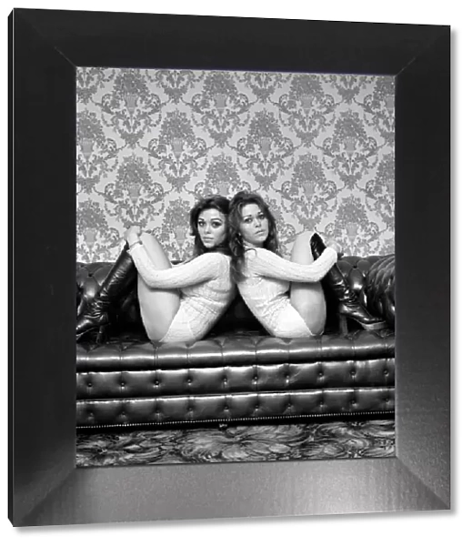 Identical Twins: Jackie and Lorraine Docker. January 1975 75-00595-007