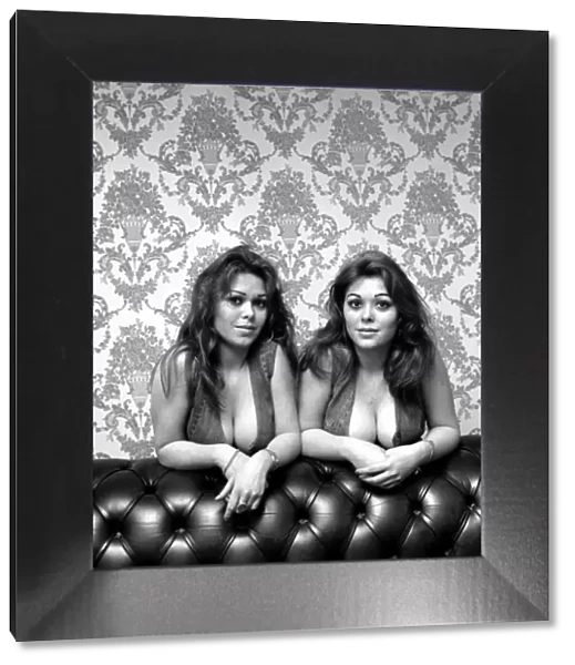 Identical Twins: Jackie and Lorraine Docker. January 1975 75-00595-003