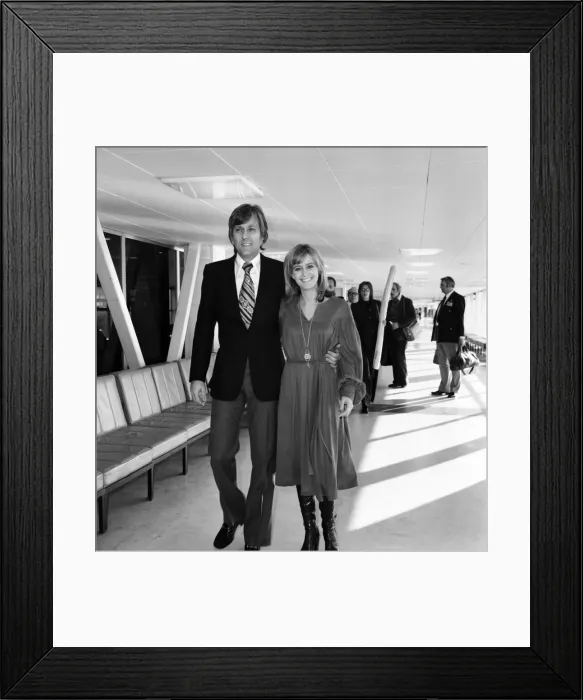 Framed Print : Susan George and Jack Jones. January 1975 75-00490-001 Framed Print : Susan George and Jack Jones. January 1975 75-00490-001