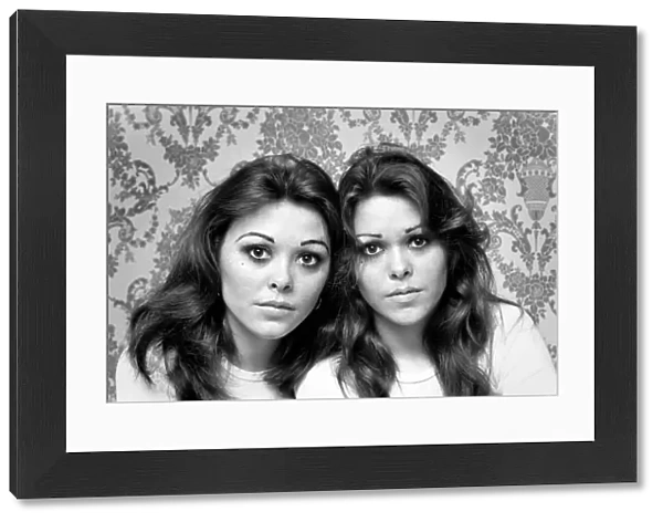 Identical Twins: Jackie and Lorraine Docker. January 1975 75-00595-001