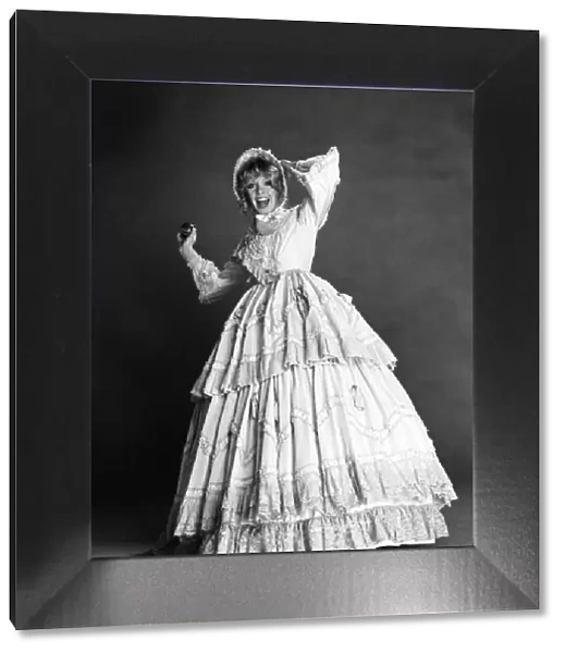 Fashion  /  Old. Beverley Pilkington in 'Crinoline'dress