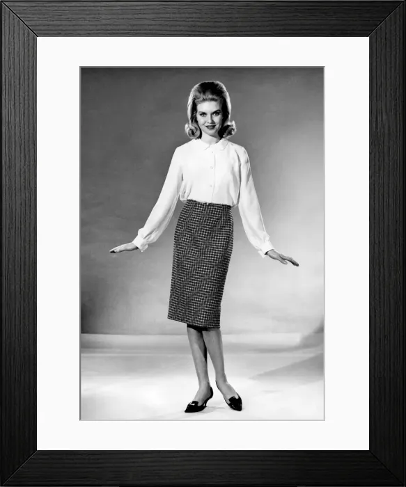 Framed Print : Reveille Fashions 1964. Maureen Walker. January 1964 P006831 Framed Print : Reveille Fashions 1964. Maureen Walker. January 1964 P006831