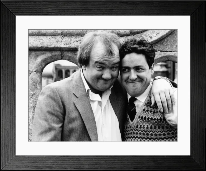 Framed Print : Mel Smith, Griff Rhys - Jones. P005950 Framed Print : Mel Smith, Griff Rhys - Jones. P005950