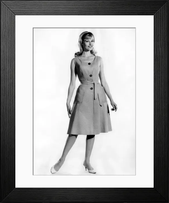 Framed Print : Reveille Fashions 1963: Jo Warring. January 1963 P006795 Framed Print : Reveille Fashions 1963: Jo Warring. January 1963 P006795