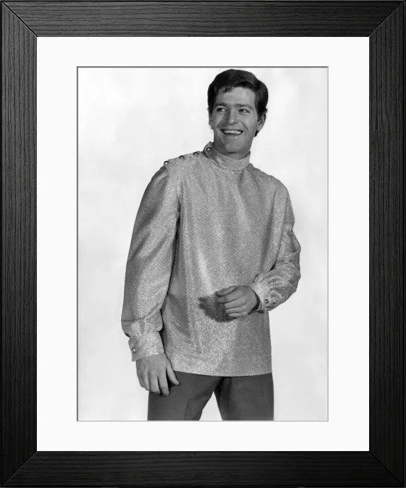 Framed Print : For some of the latest mens wear, antique gold, in shimmering satin, is also being used Framed Print : For some of the latest mens wear, antique gold, in shimmering satin, is also being used