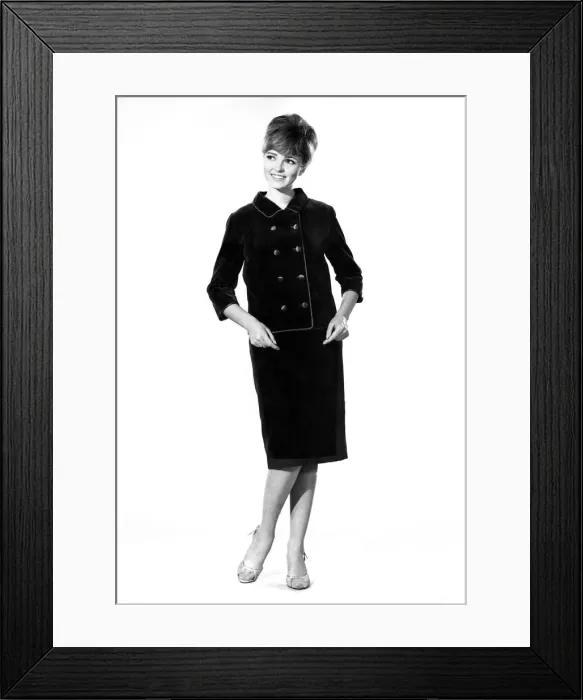 Framed Print : Reveille Fashions 1965: Vivienne Cornwall. January 1965 P006727 Framed Print : Reveille Fashions 1965: Vivienne Cornwall. January 1965 P006727
