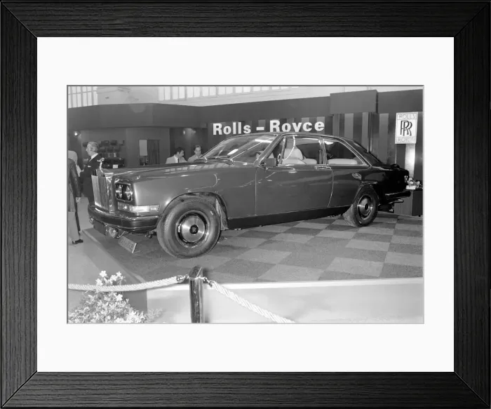Framed Print : Rolls Royce at the Geneva Motor Show. March 1975 75-01419-005 Framed Print : Rolls Royce at the Geneva Motor Show. March 1975 75-01419-005