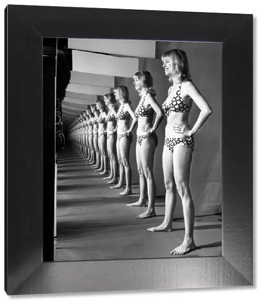 Photography  /  Mirror  /  Unusual. Model Nancy Lee. March 1975 75-01252-001