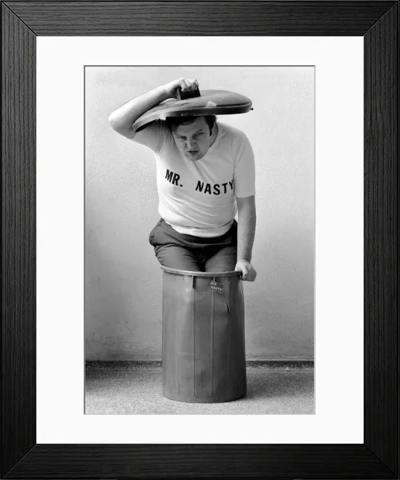 Framed Print : Mr. Nasty: Mr. Nasty, alias broadcaster John Forrest (25) who conducts Britain Framed Print : Mr. Nasty: Mr. Nasty, alias broadcaster John Forrest (25) who conducts Britain