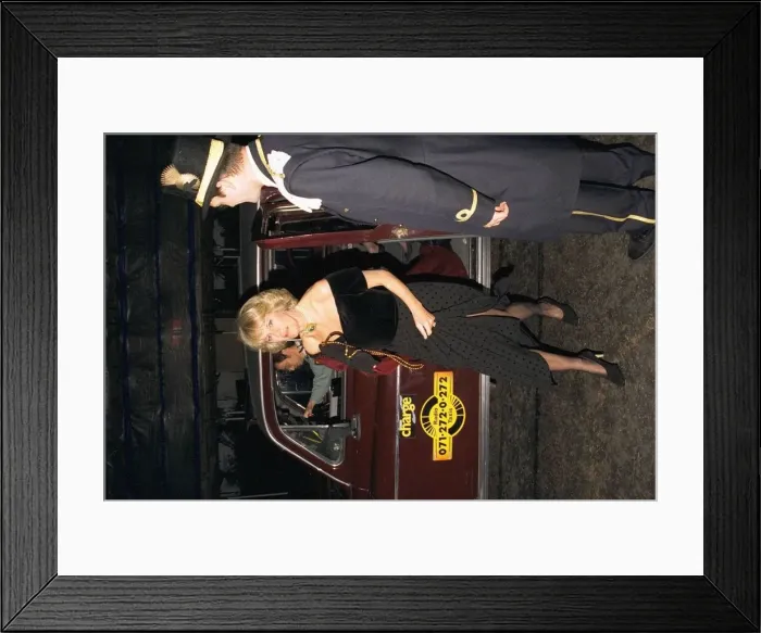 Framed Print : Camilla Parker Bowles arrives at the Ritz for her dinner with Prince Charles Framed Print : Camilla Parker Bowles arrives at the Ritz for her dinner with Prince Charles