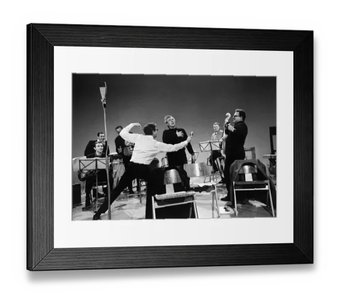 Framed Print : Spike Milligan March 1966 Harry Seacombes life story with Spike Milligan Framed Print : Spike Milligan March 1966 Harry Seacombes life story with Spike Milligan