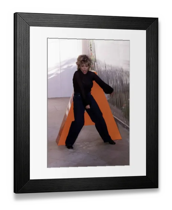 Framed Print : Tina Turner in Paris October 1999. Launches her new album Framed Print : Tina Turner in Paris October 1999. Launches her new album
