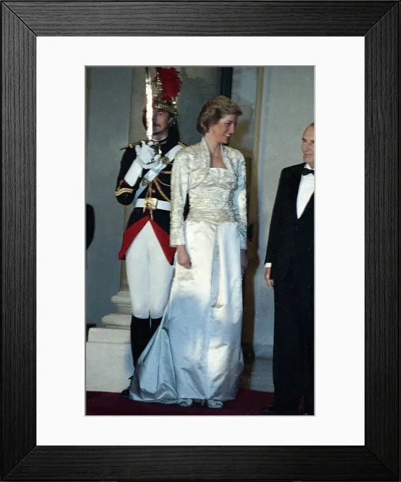 Framed Print : Prince and Princess of Wales Overseas Visit to France. Diana Princess of Wales Framed Print : Prince and Princess of Wales Overseas Visit to France. Diana Princess of Wales