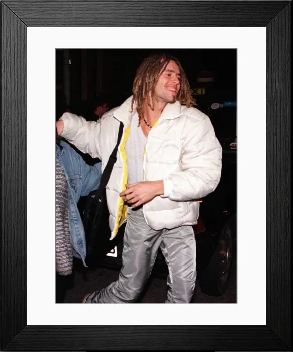 Framed Print : Howard Donald Singer of top Pop Group Take That arrives at a Party for the Group