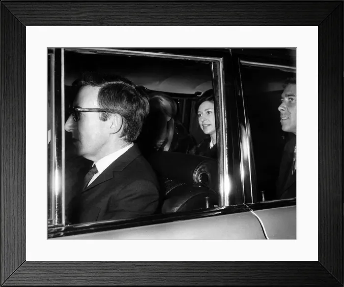 Framed Print : Princess Margaret and Husband Lord Snowdon - March 1966 with Peter Sellers Framed Print : Princess Margaret and Husband Lord Snowdon - March 1966 with Peter Sellers