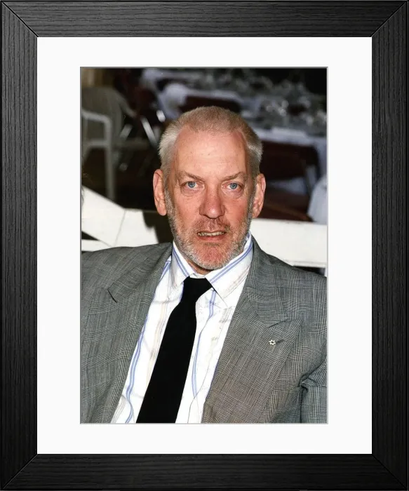 Framed Print : Donald Sutherland Actor Framed Print : Donald Sutherland Actor