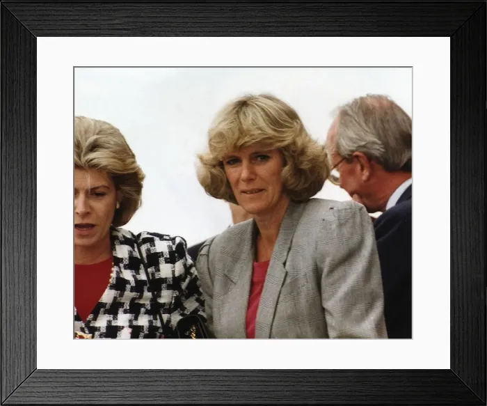 Framed Print : Camilla Parker Bowles friend of Prince Charles at the Queens Cup Polo Event Framed Print : Camilla Parker Bowles friend of Prince Charles at the Queens Cup Polo Event