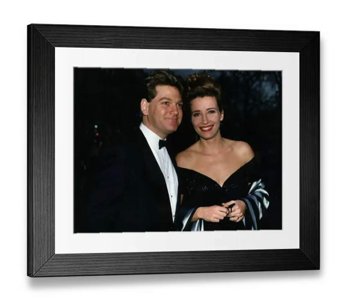 Framed Print : Kenaeth Branagh With Emma Thomson At The 1993 Bafta Awards Framed Print : Kenaeth Branagh With Emma Thomson At The 1993 Bafta Awards