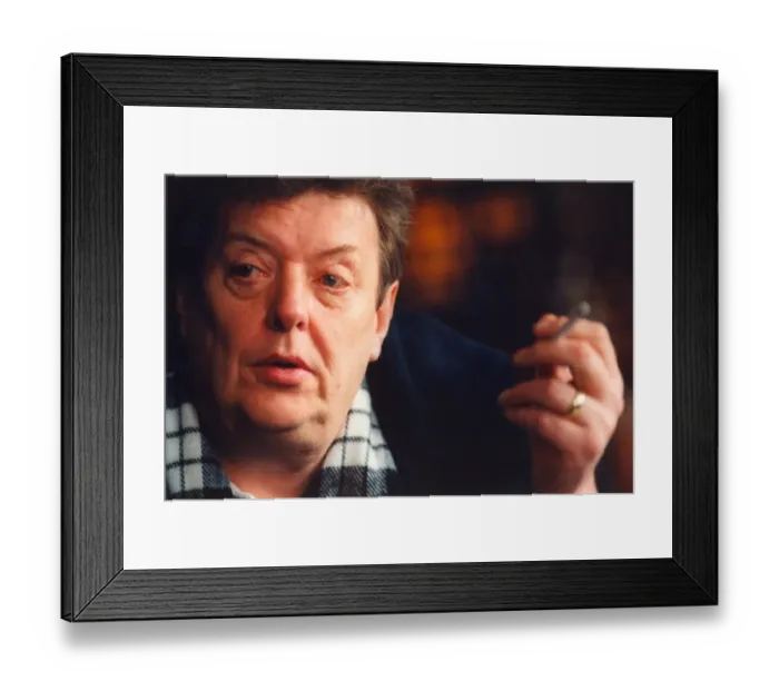Framed Print : Former bassist of The Animals pop group Chas Chandler, talks about the building of