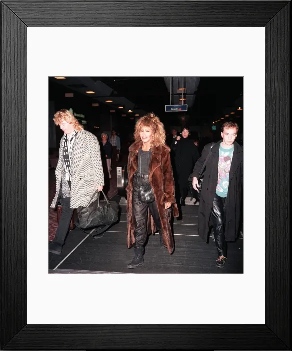 Framed Print : Tina Turner singer at LAP Sept 1986 Framed Print : Tina Turner singer at LAP Sept 1986