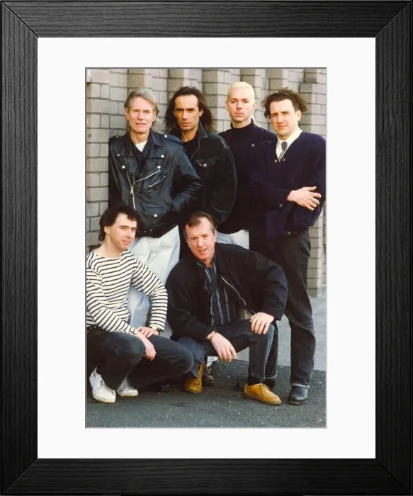 Framed Print : The Animals 2 pop group including the original Animals drummer John Steel
