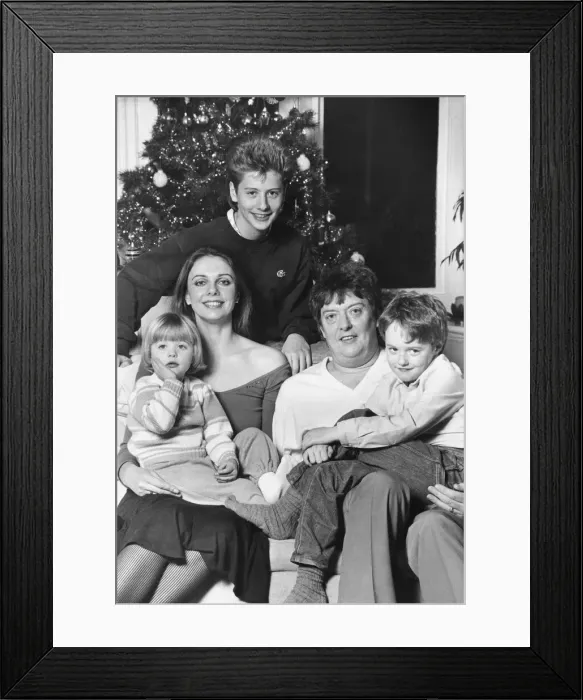 Framed Print : Former bassist of The Animals pop group Chas Chandler, pictured with his wife Madeleine Framed Print : Former bassist of The Animals pop group Chas Chandler, pictured with his wife Madeleine