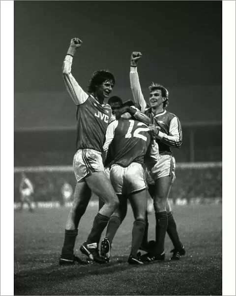 Spurs v Arsenal Littlewoods Cup Semi-Final 04  /  03  /  1987 March 1987